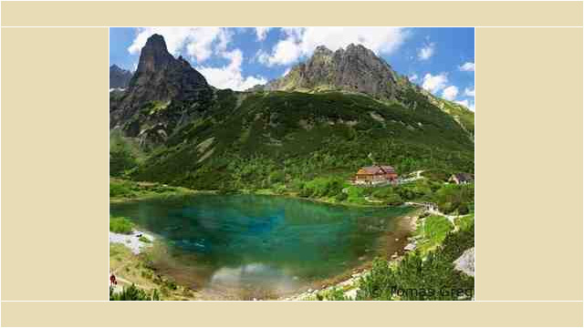 Zelené pleso (1 551 m n.m.), v pozadí Kolový štít (2 418 m n.m.), Jastrabia veža (2 137 m n.m.) a Kozí štít (2 111 m n.m.)